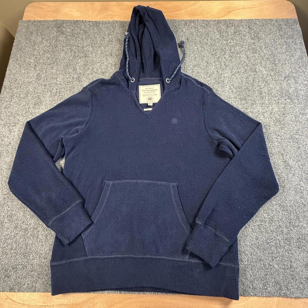 Fat Face Men's Navy Blue Hooded Sweatshirt‎ Medium #1858